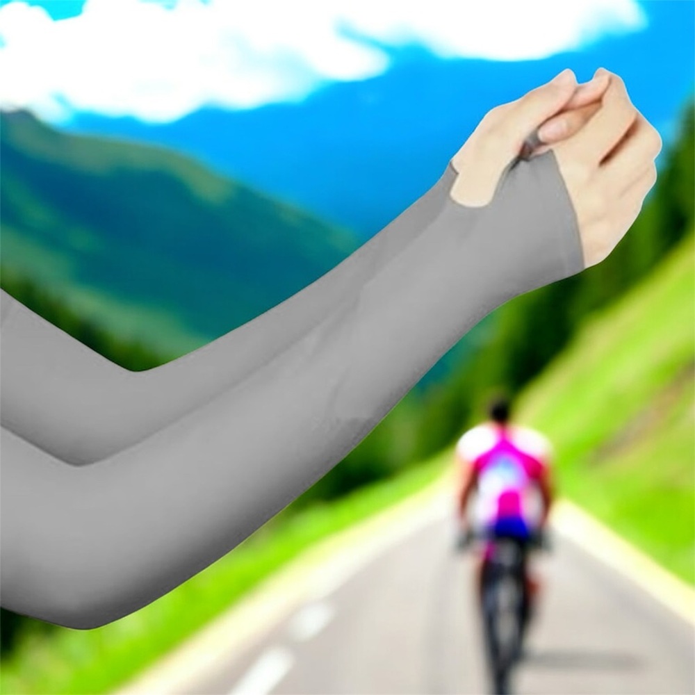 $5 Add-On | SPF50+ Sun Protection Grey Arm Sleeves